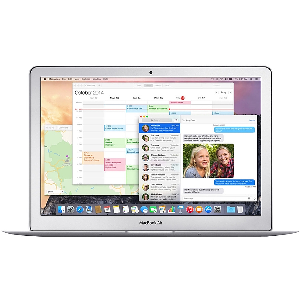Apple MacBook Air 13-inch 2015 Laptop MJVE2LL/A, 1.6GHz Core 