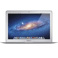 Apple - MacBook Air 13.3" (Mid 2013) Laptop (MD760LL/A) 1.3GHz, Core i5  - 4GB Memory, 128GB Flash Storage (Pre-Owned) - Silver - Front_Zoom