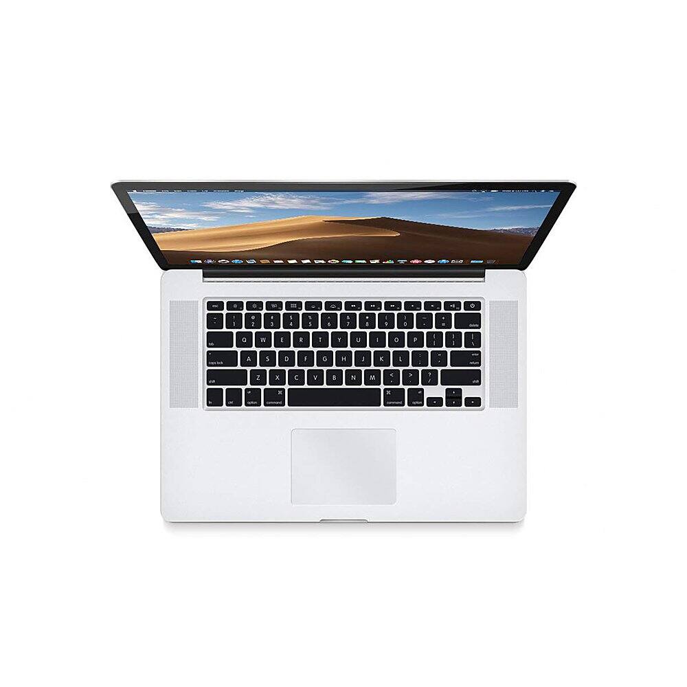 Left. Apple - MacBook Pro 15.4" (Mid 2014) Laptop (MGXC2LL/A) Intel Core i7 - 16GB Memory - 512GB Flash Storage - Pre-Owned - Silver.