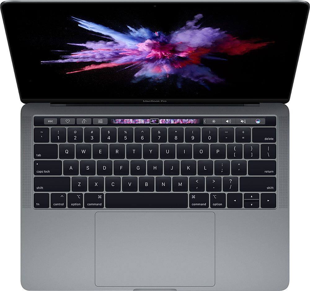 Alt View 12. Apple - Geek Squad Certified Refurbished MacBook Pro - 13" Display with Touch Bar - Intel Core i5 - 8GB Memory - 256GB SSD - Space Gray.