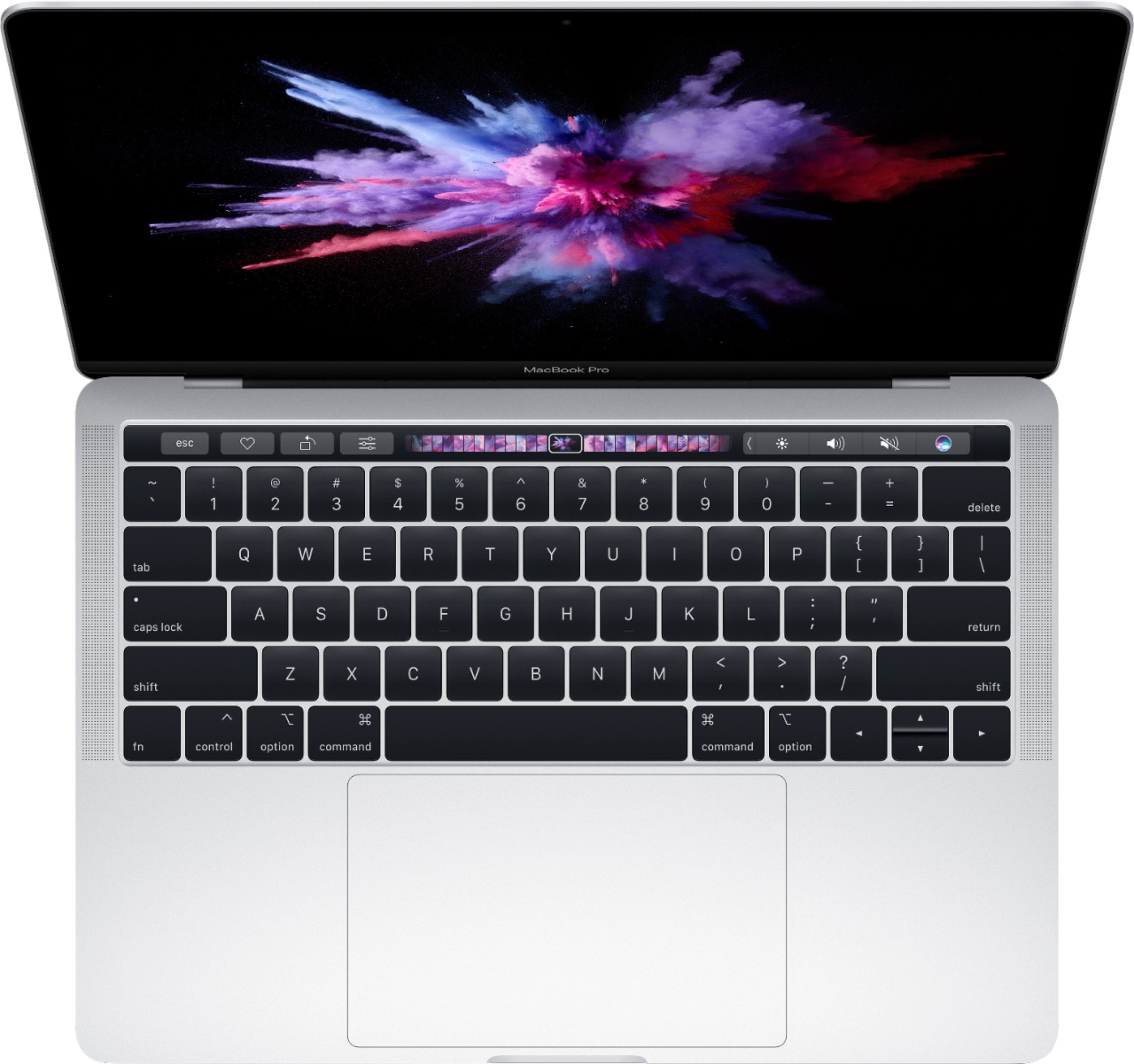 Alt View 12. Apple - Geek Squad Certified Refurbished MacBook Pro - 13" Display with Touch Bar - Intel Core i5 - 8GB Memory - 256GB SSD - Silver.
