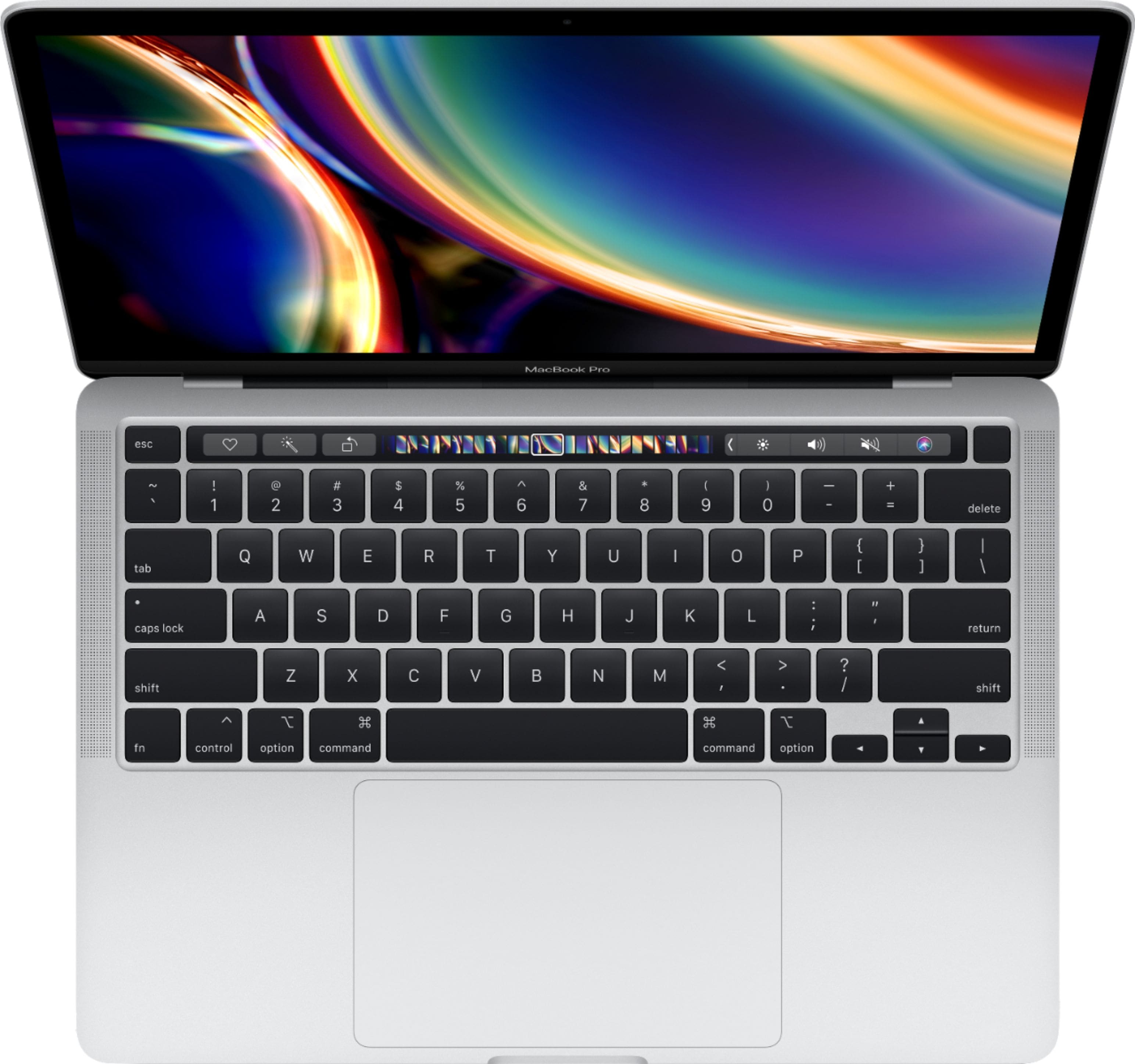 Alt View 12. Apple - Geek Squad Certified Refurbished MacBook Pro - 13" Display with Touch Bar - Intel Core i5 - 8GB Memory - 256GB SSD - Silver.