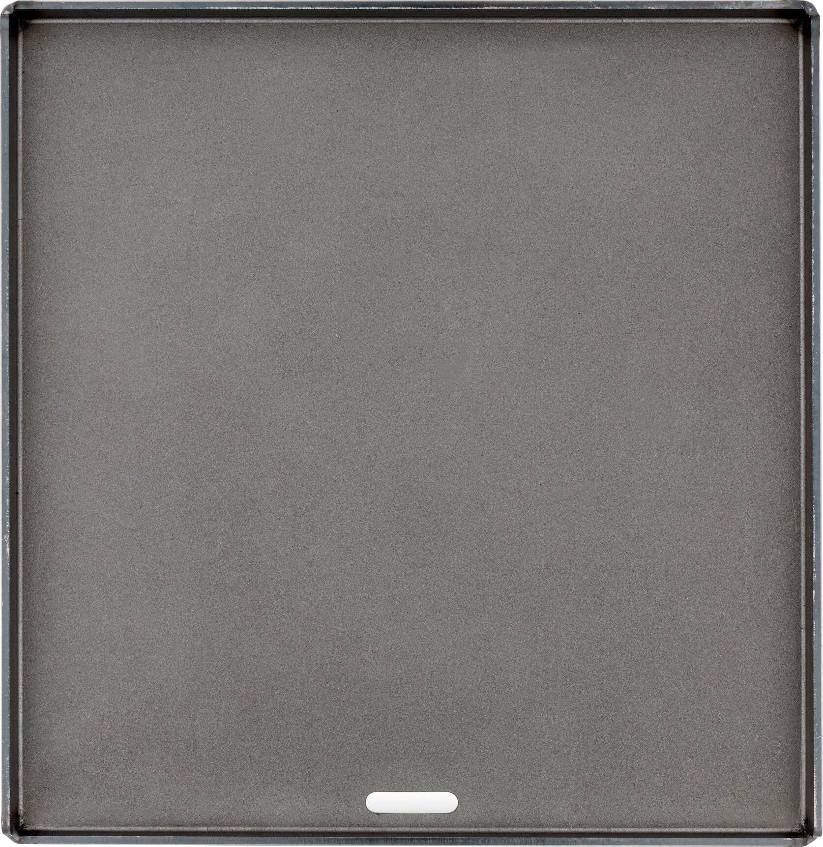 Left. Weber - Crafted Flat Top Griddle - GRAY.