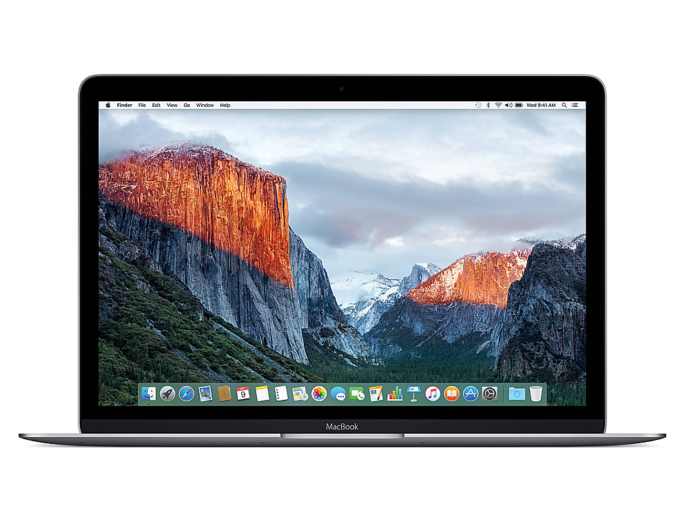 Best Buy: Apple MacBook Early 2016 12-inch Retina Display (MLH72LL/A) Intel  Core m3 256GB Pre-Owned Space Gray A1534