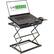 Angle. Uncaged Ergonomics - CD4 Ergonomic Laptop Stand and Standing Desk - Black.