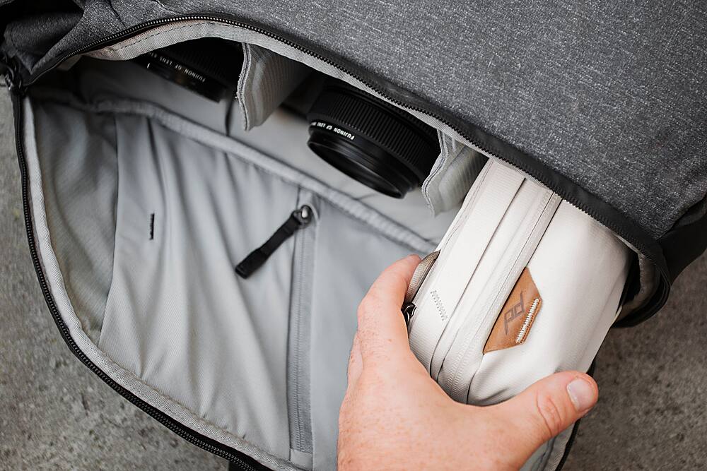 Alt View 13. Peak Design - Tech Pouch - Bone.