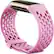 Angle. Fitbit - Charge 5 Sport Accessory Band, Small - Frosted Lilac.