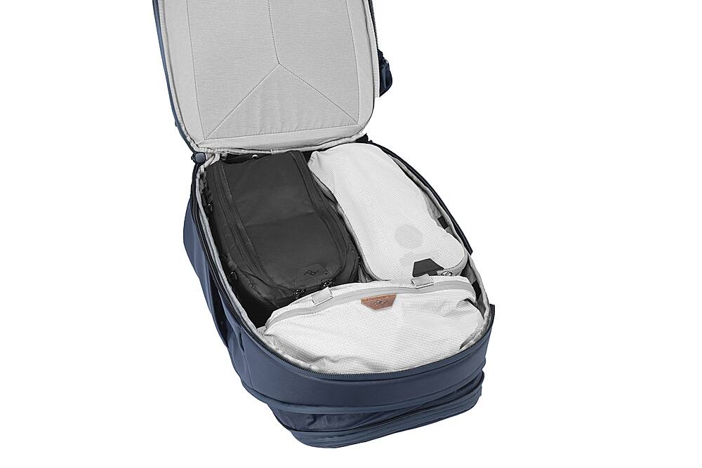 Alt View 15. Peak Design - Travel Backpack 30L - Midnight.