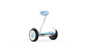 Segway - Ninebot S Kids Self-Balancing Scooter w/8 miles Max Range & 8.7 mph Max Speed - Blue - Front_Zoom