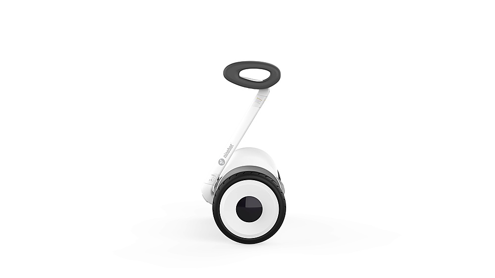 Left View: Segway - Ninebot S Kids Self-Balancing Scooter w/8 miles Max Range & 8.7 mph Max Speed - White