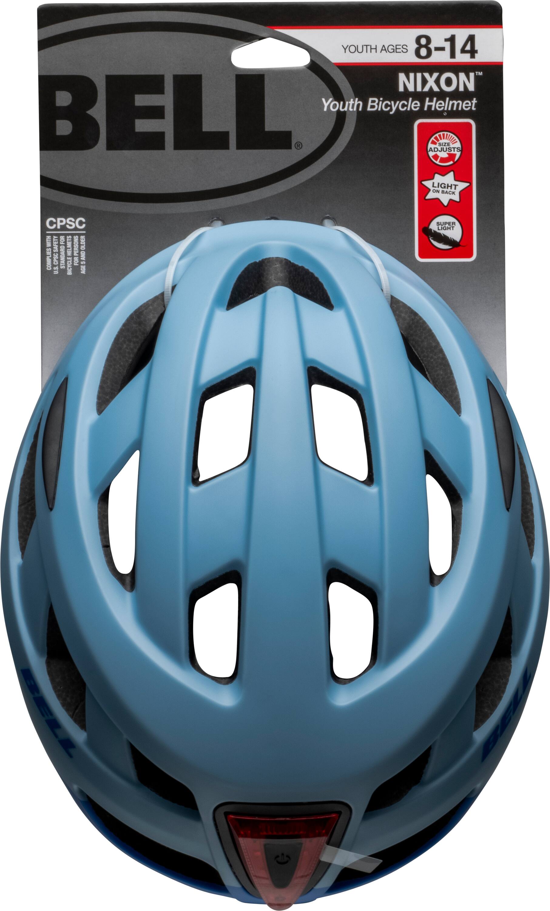 Alt View 15. Bell - Nixon Commuter Hybrid Helmet for Bike and Scooter - Blue-Grey Halftone.