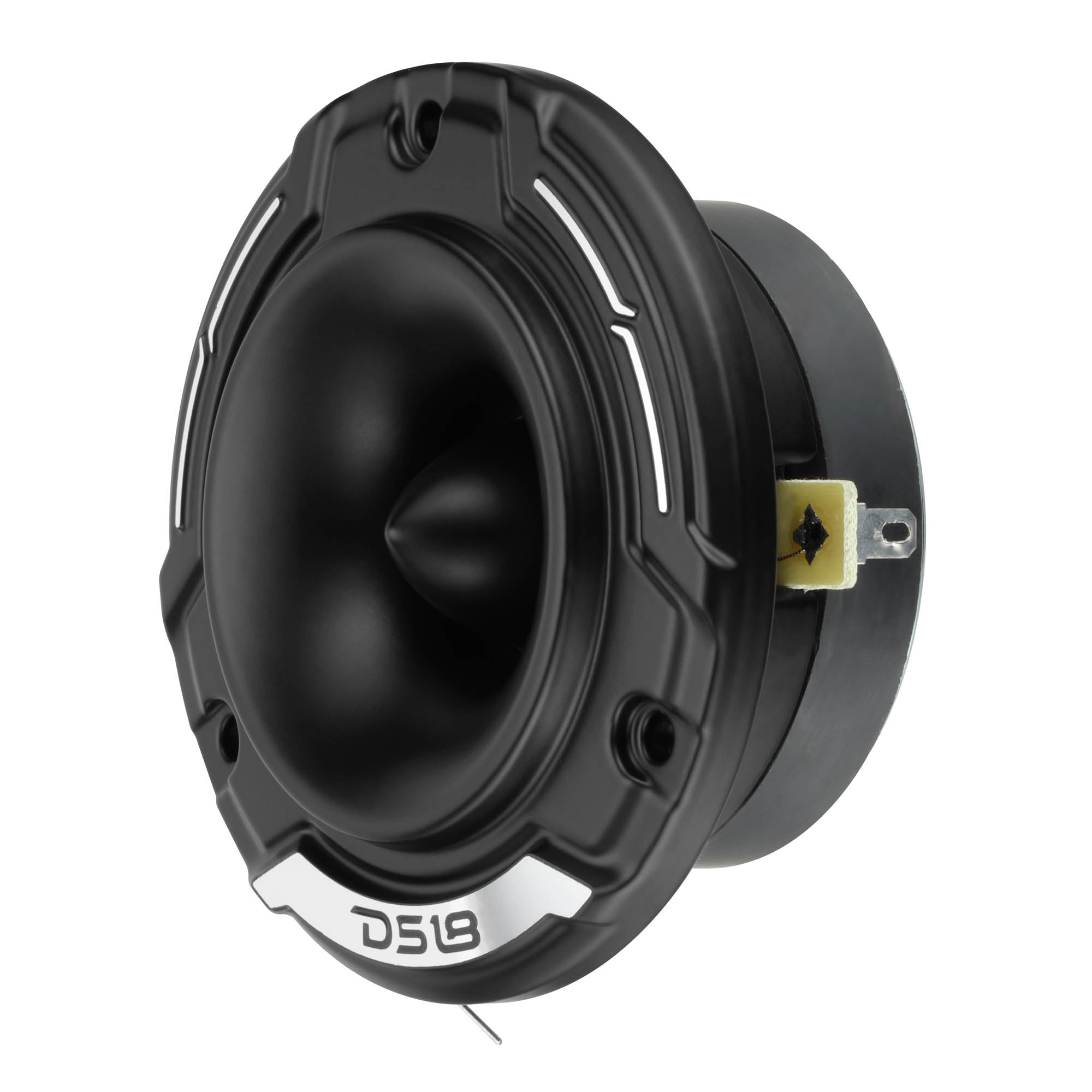 Back. DS18 Audio - PRO-TWZ 4" Super Bullet Tweeter (Pair), 100W RMS 4-Ohm - Silver.
