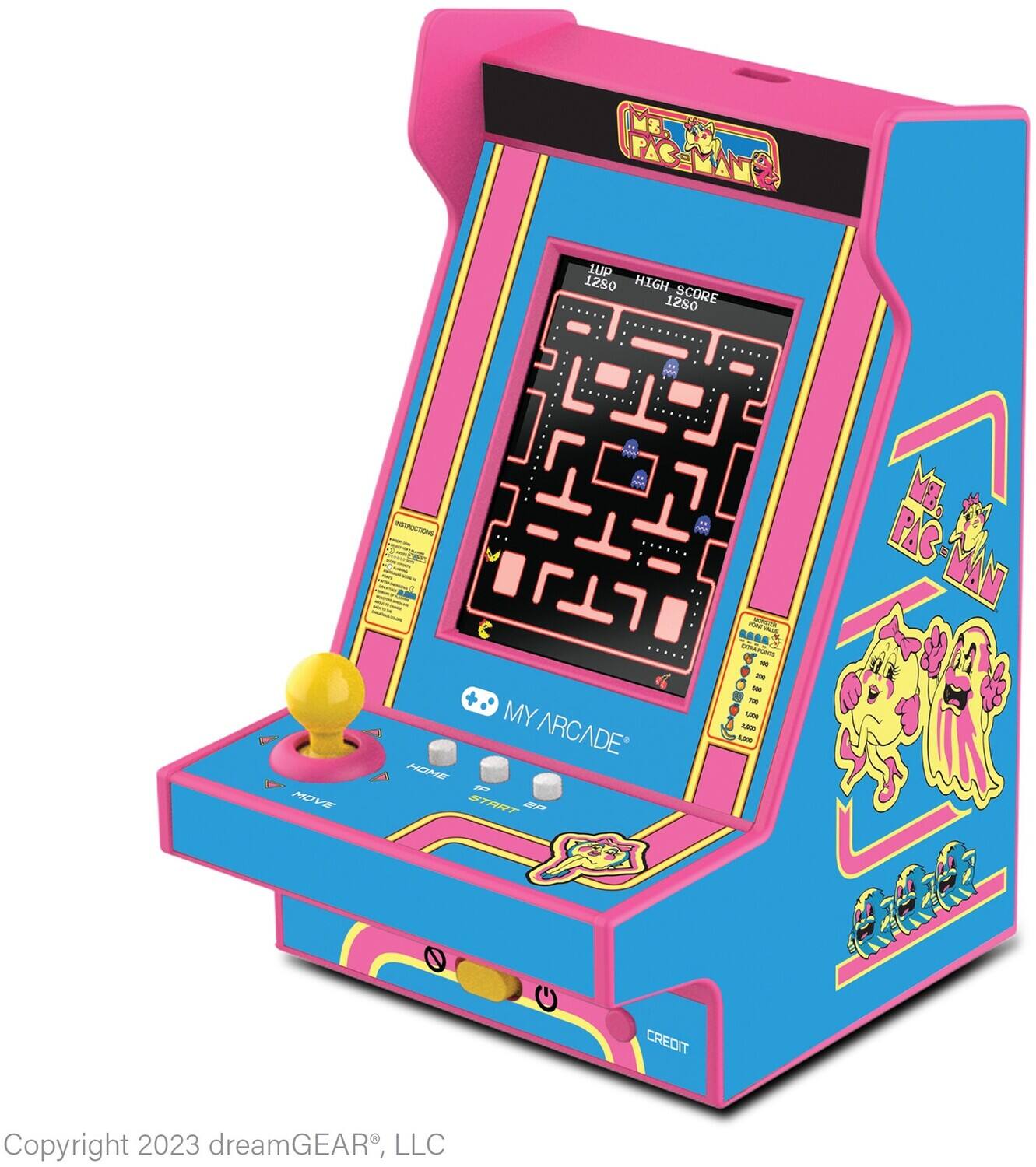MS. PAC-MAN Nano Player Pro Portable Retro Arcade