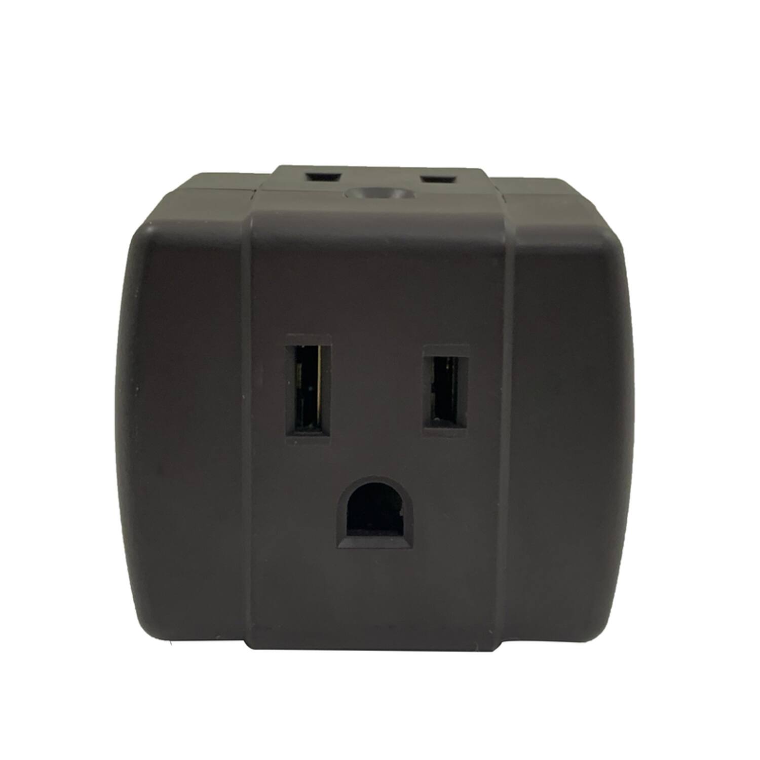 Back. ProjeX - Projex Grounded 3 outlets Adapter 1 pk.
