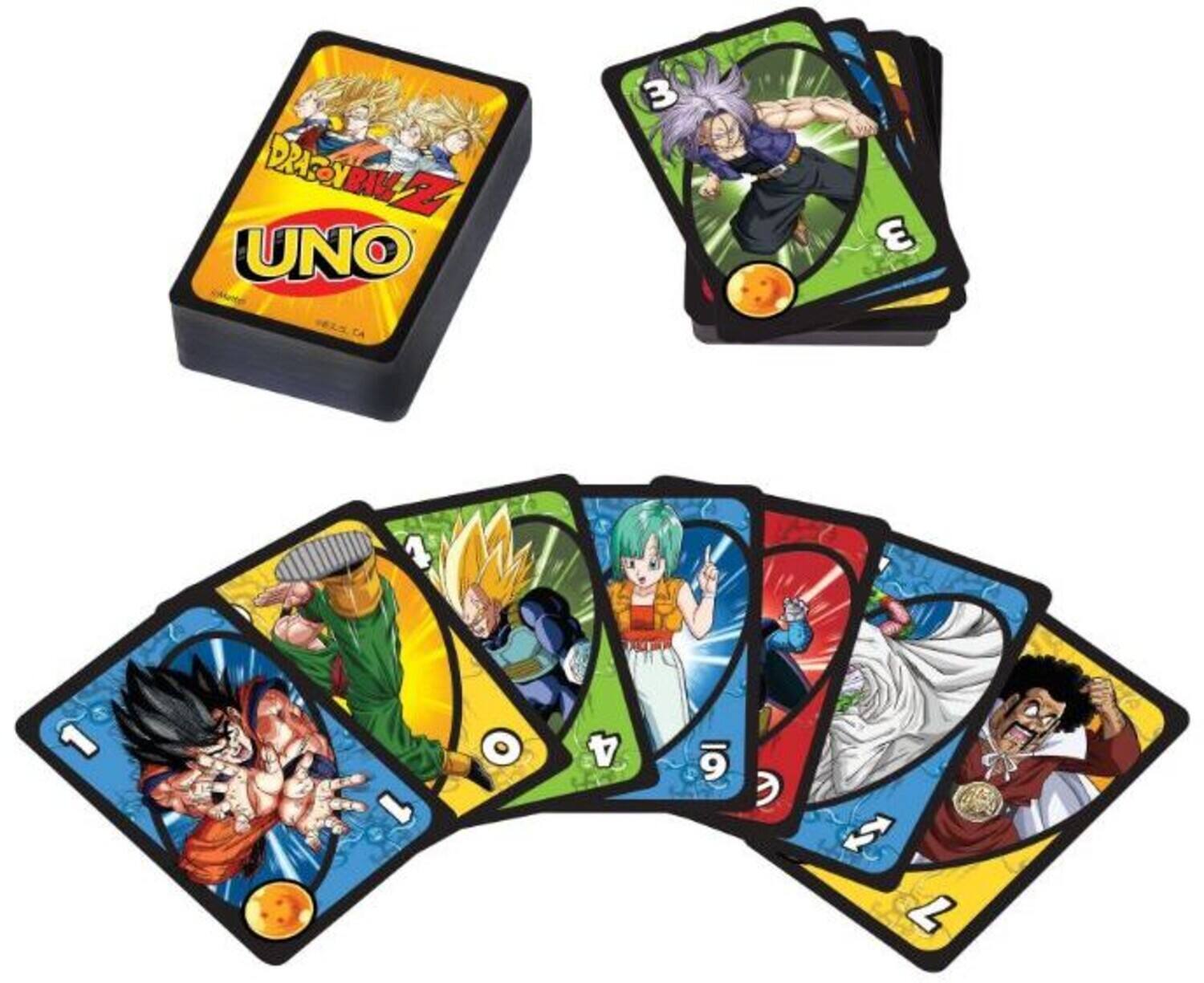 Mattel Games UNO Dragon Ball Z GAMES (MISC) Multicolor