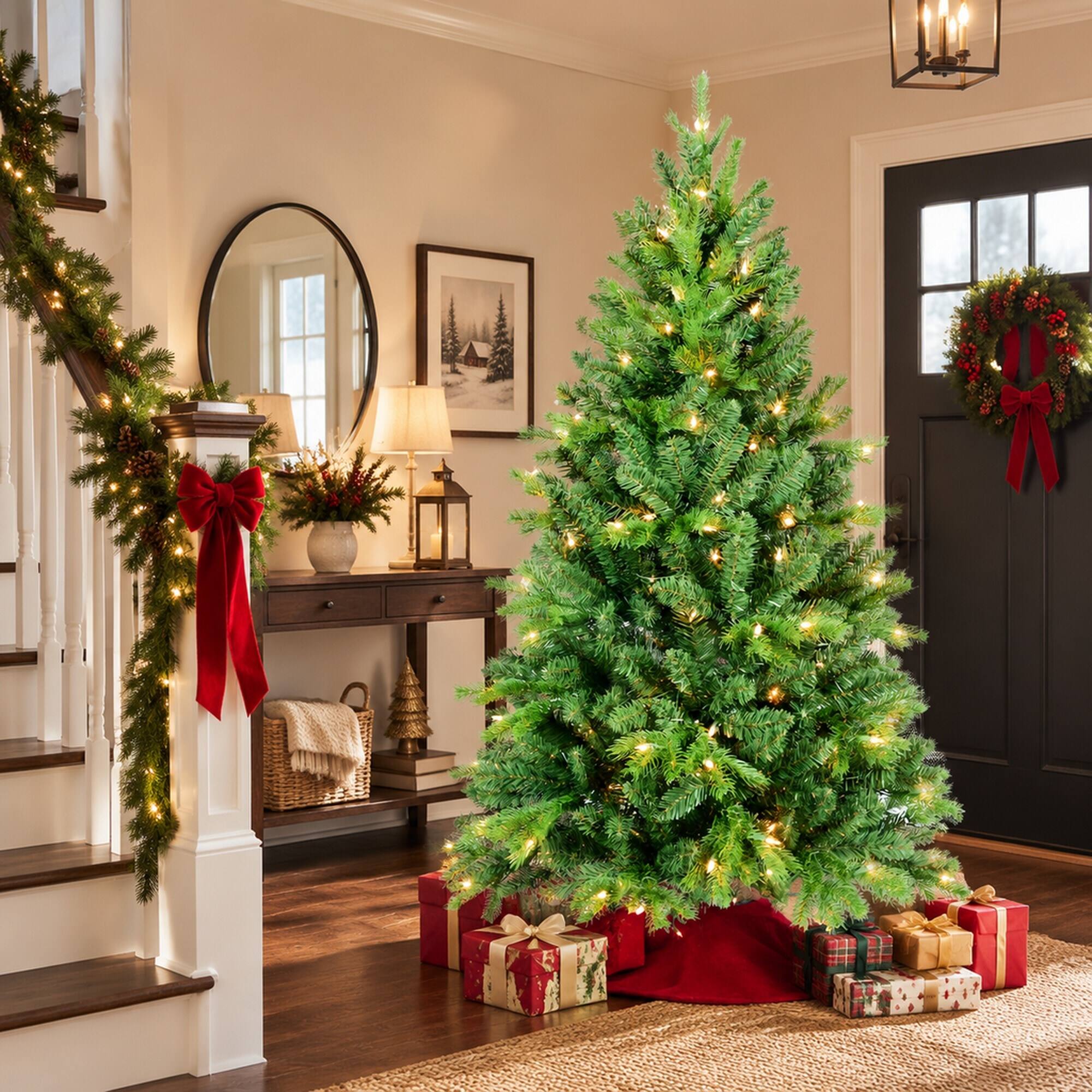 RYHNUYNE 4FT Artificial Christmas Tree With 527 PE and PVC Tips and ...