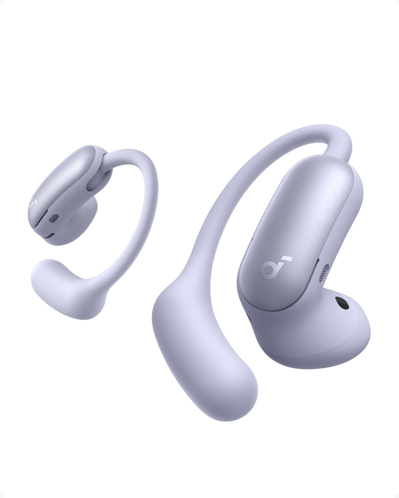 Front. Soundcore - AeroFit 2 Pro by Anker, Open-Ear with Semi-In-Ear Active Noise Cancellation.
