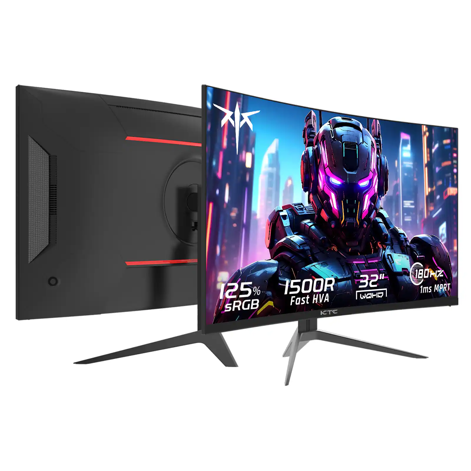 2 1500R 32" 125% Fast HVA WQHD sRGB 180Hz 1ms MPRT