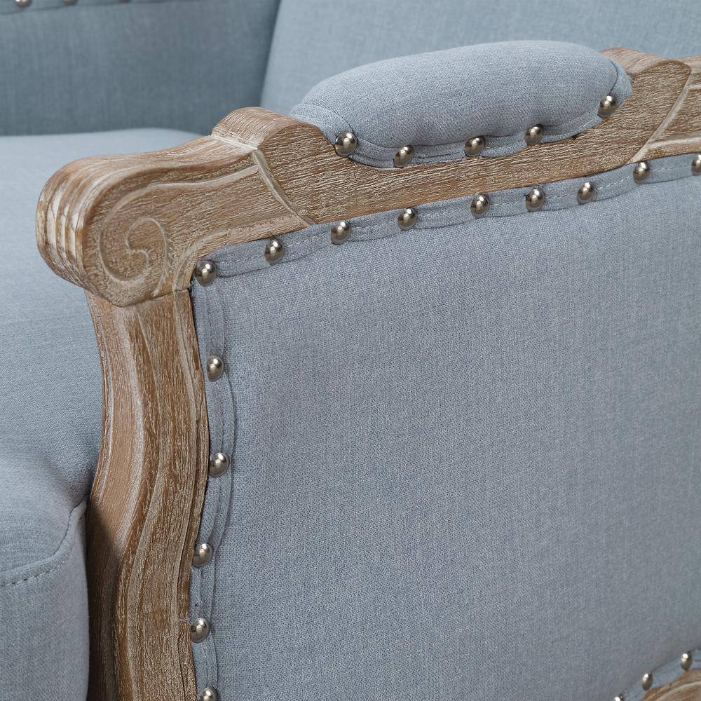 Alt View 2. Picket House Furnishings - Regal Accent Chair - Light Blue.