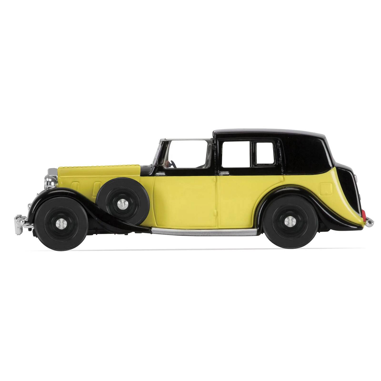 Alt View 2. Corgi - Rolls Royce Phantom III Sedanca de Ville Yellow with Black Top James Bond 007 "Goldfinger" (1964) Movie Model by Corgi.