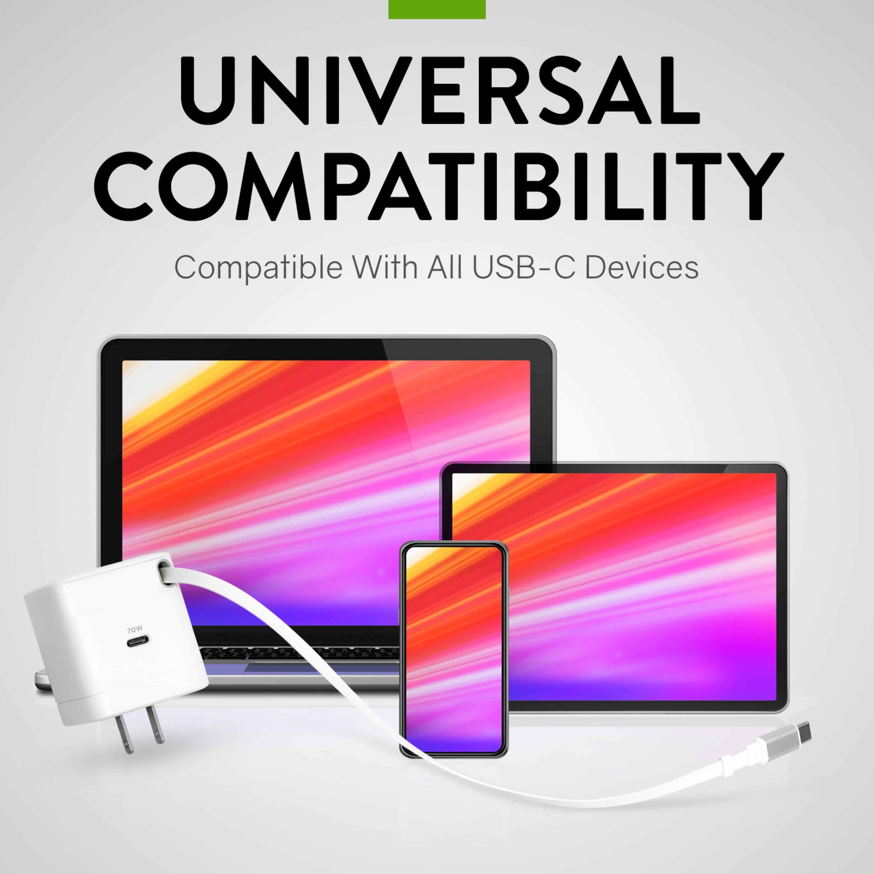 UNIVERSAL COMPATIBILITY
Compatible With All USB-C Devices