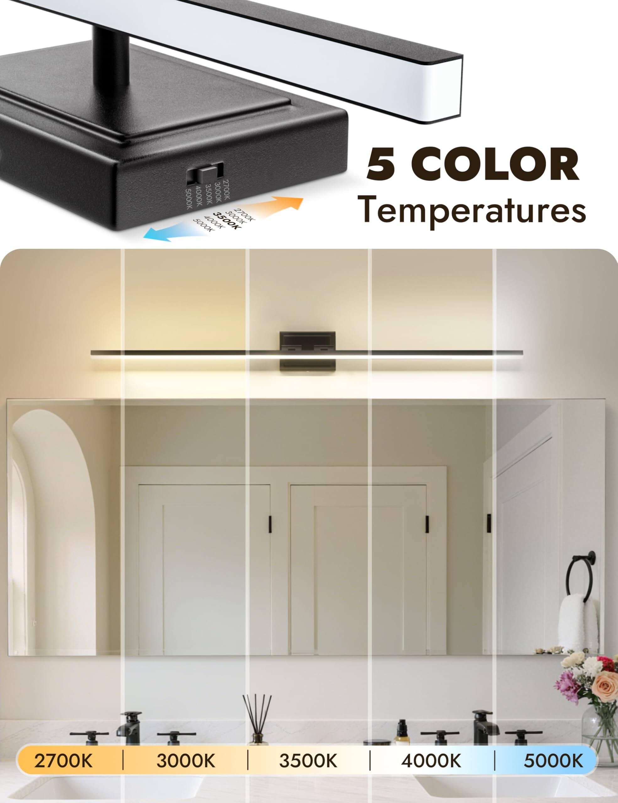 5 COLOR Temperatures

2700K | 3000K | 3500K | 4000K | 5000K