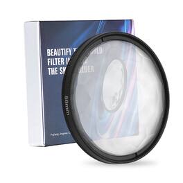 Unique Bargains - 58mm Prism Lens Filter, Special Effects Multi Refraction Crystal Glass, with Cleaning Cloth for DSLR Video