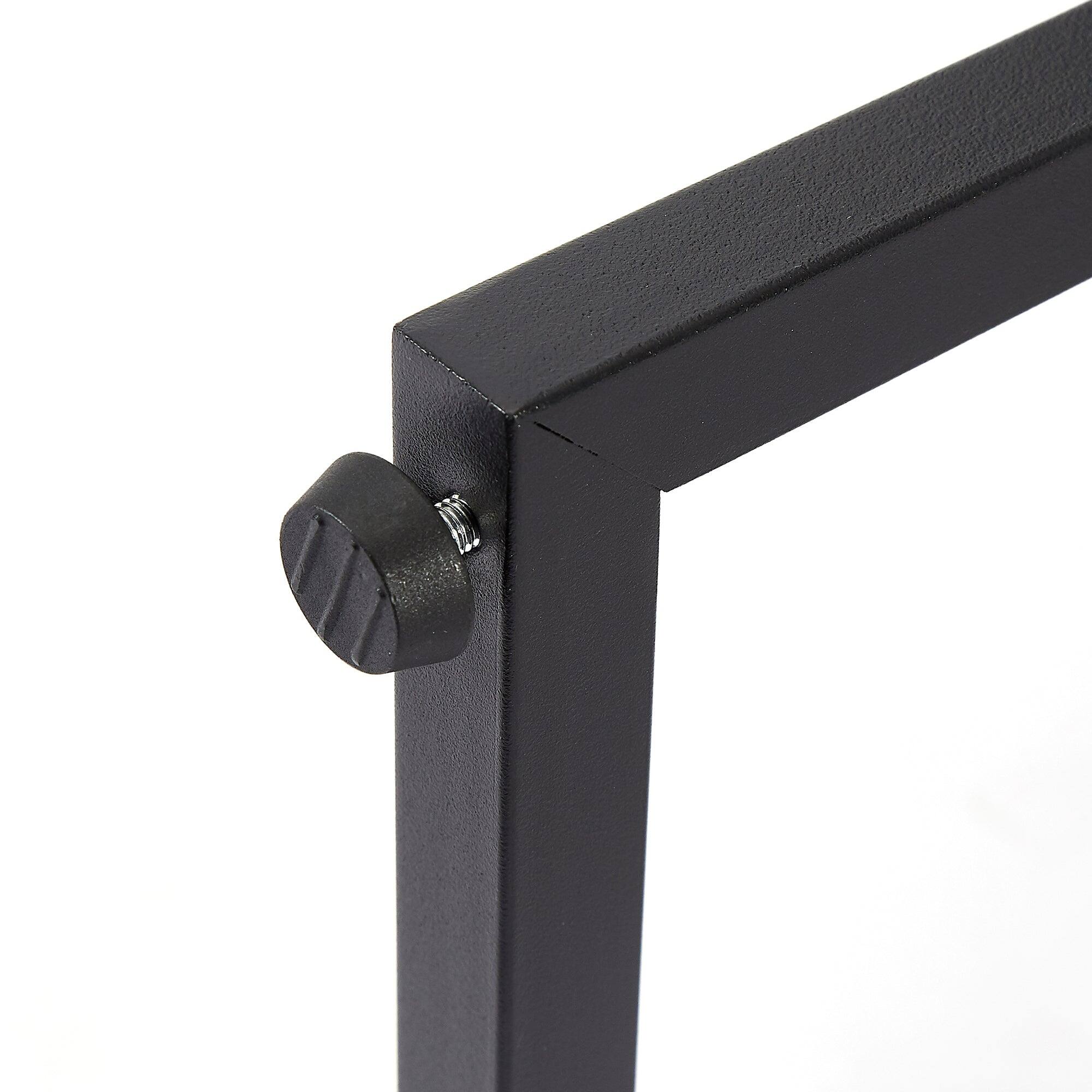 Alt View 3. Vecelo - Corner Shelf, End Side Tables, Triangle Shelves with Metal Frame for Small Space, Living Room, Kitchen, Bathroom - Brown.