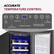 ACCURATE TEMPERATURE CONTROL
- LED Light
- Screen Lock
- Unit Transformation (F/C)
- Temperature Display (42)
- Temperature Control (From 40°F to 65°F)
- Main Power Switch