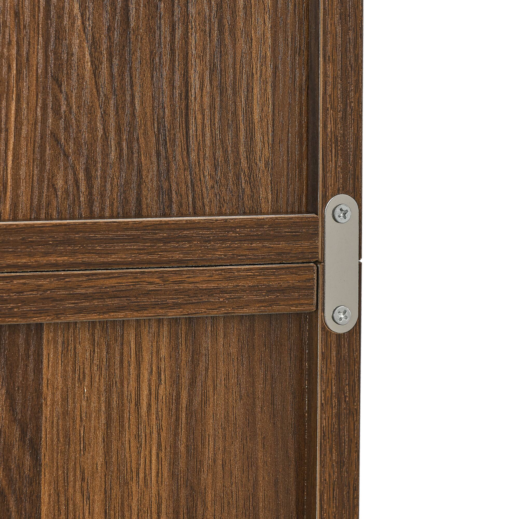 Alt View 9. GOODSILO - Adjustable Multi-Tier Media Storage Tower for Home and Office Use with Durable Construction - Walnut.