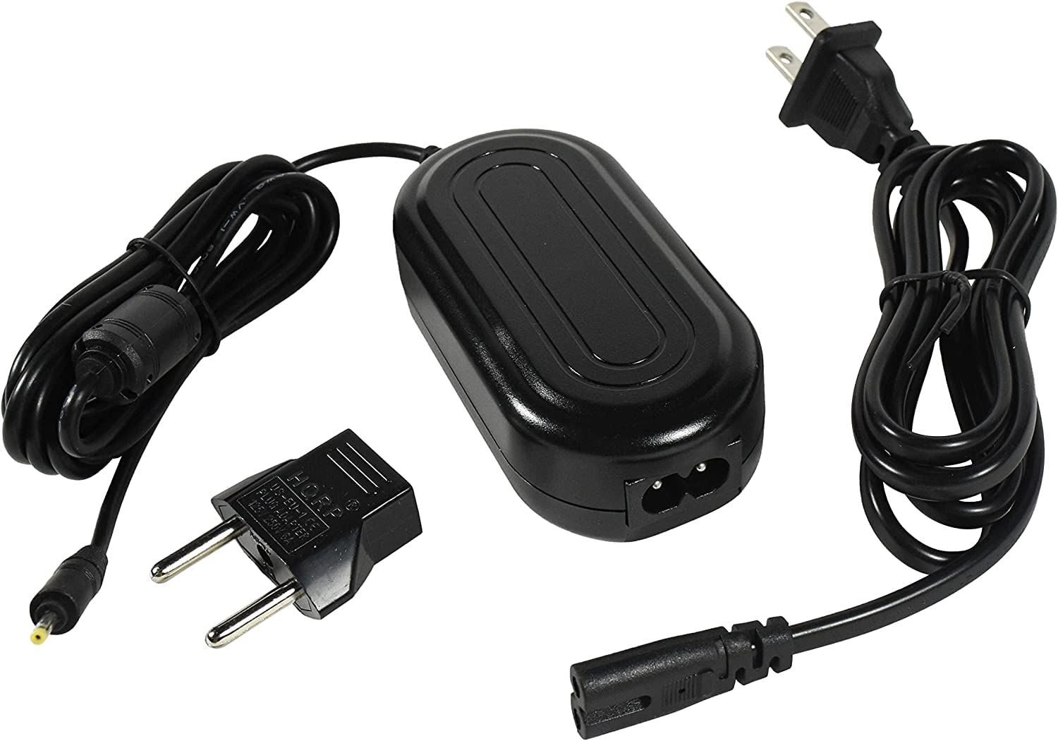Left. HQRP - AC Adapter Power Supply for Kodak EasyShare Z812 IS Z8612 IS Z885 C330 C340 Digital Cameras.