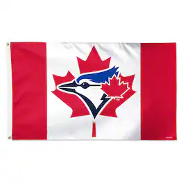 WinCraft - Toronto Blue Jays 3' x 5' Canada Deluxe Single-Sided Flag - Multicolor