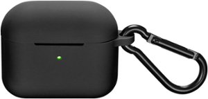 Insignia™ - Silicone Case for Apple AirPods (3rd Generation) - Black