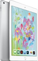 Apple iPad 9.7" (6th Gen) 32GB Wi-Fi Tablet (MR7G2LL/A) - Pre-Owned - Silver - Front_Zoom