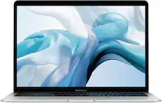 Front. Apple - Geek Squad Certified Refurbished MacBook Air 13.3" Laptop - Intel Core i5 - 8GB Memory - 128GB Solid State Drive - Silver.