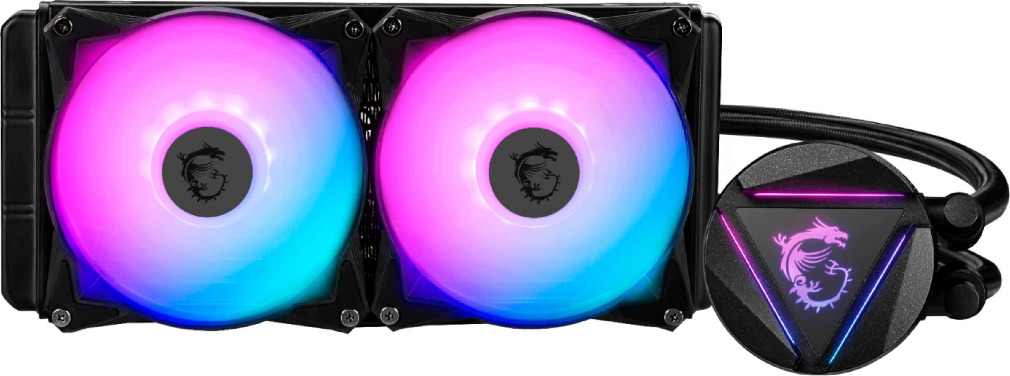 240mm Aio Cpu Cooler Kit ,pink-white Color System Water Cooling 5v
