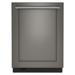 KitchenAid - 24" Top Control Built-In Stainless Steel Tub Dishwasher with 3rd Rack and 39 dBA - Custom Panel Ready - Front_Zoom