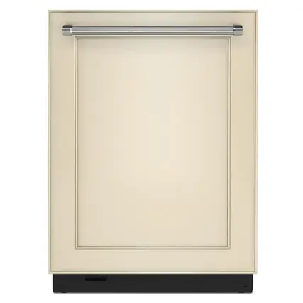 Front. KitchenAid - 24" Top Control Built-In Stainless Steel Tub Dishwasher with 3rd Rack and FreeFlex, 44 dBA - Custom Panel Ready.