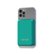 Alt View Zoom 2. RapidX - Boosta 5k mAh 7.5W Magnetic Wireless Portable Charger for iPhone 12, 13 & 14 - Teal.