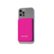Alt View 1. RapidX - Boosta 5k mAh 7.5W Magnetic Wireless Portable Charger for iPhone 12, 13 & 14 - Pink.
