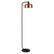 Front. Hudson&Canal - Cadmus Floor Lamp - Blackened Bronze.