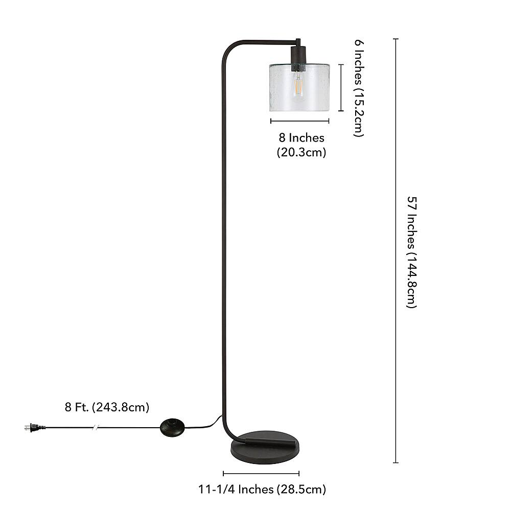 Alt View 13. Hudson&Canal - Cadmus Floor Lamp - Blackened Bronze.