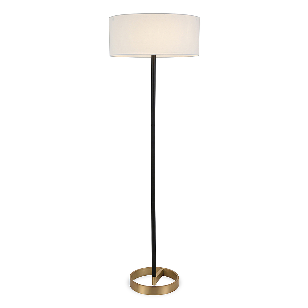 simple black floor lamp