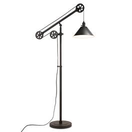 Hudson&Canal - Descartes Floor Lamp - Blackened Bronze