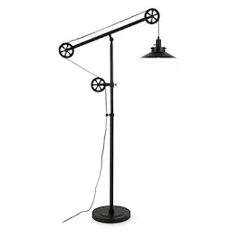 Hudson&Canal - Descartes Floor Lamp - Blackened Bronze