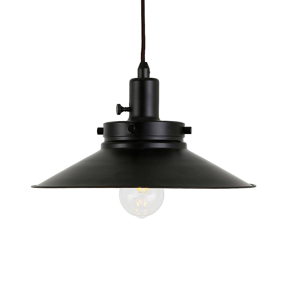 Alt View 18. Hudson&Canal - Descartes Floor Lamp - Blackened Bronze.
