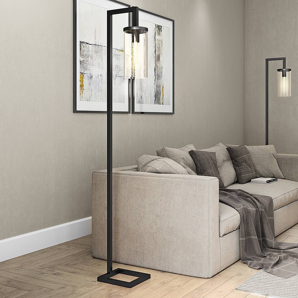 Alt View 11. Hudson&Canal - Malva Floor Lamp - Blackened Bronze.