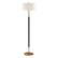 Angle. Camden&Wells - Simone Floor Lamp - Matte Black/Brass.