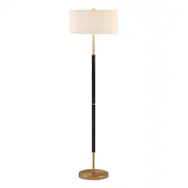 Camden&Wells - Simone Floor Lamp - Matte Black/Brass