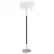 Angle. Camden&Wells - Simone Floor Lamp - Matte Black/Polished Nickel.